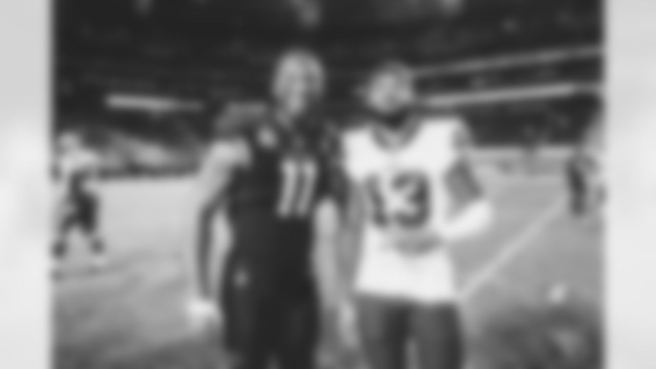 WR Larry Fitzgerald and Bills WR Gabriel Davis