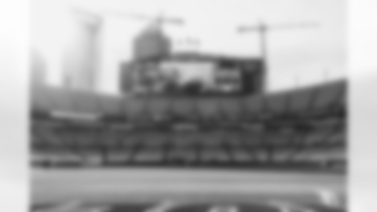 Bank of America Stadium before the game.