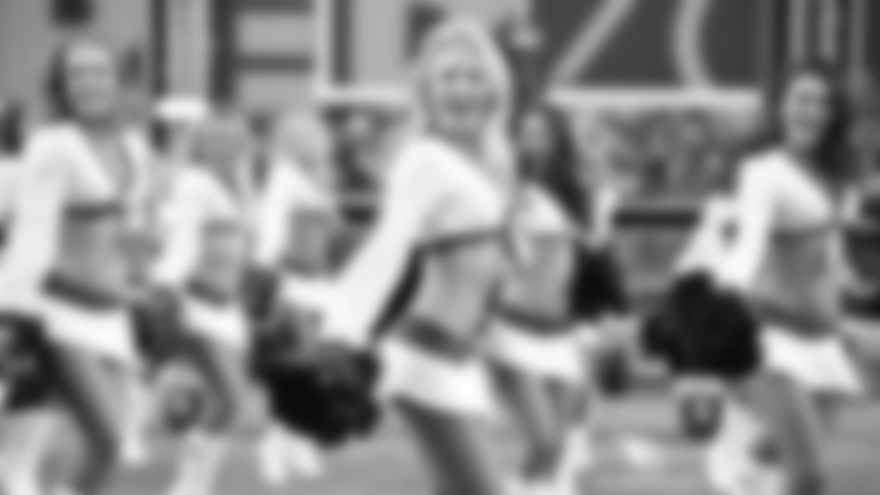 Images of Cardinals cheerleader Melody from the 2018 season