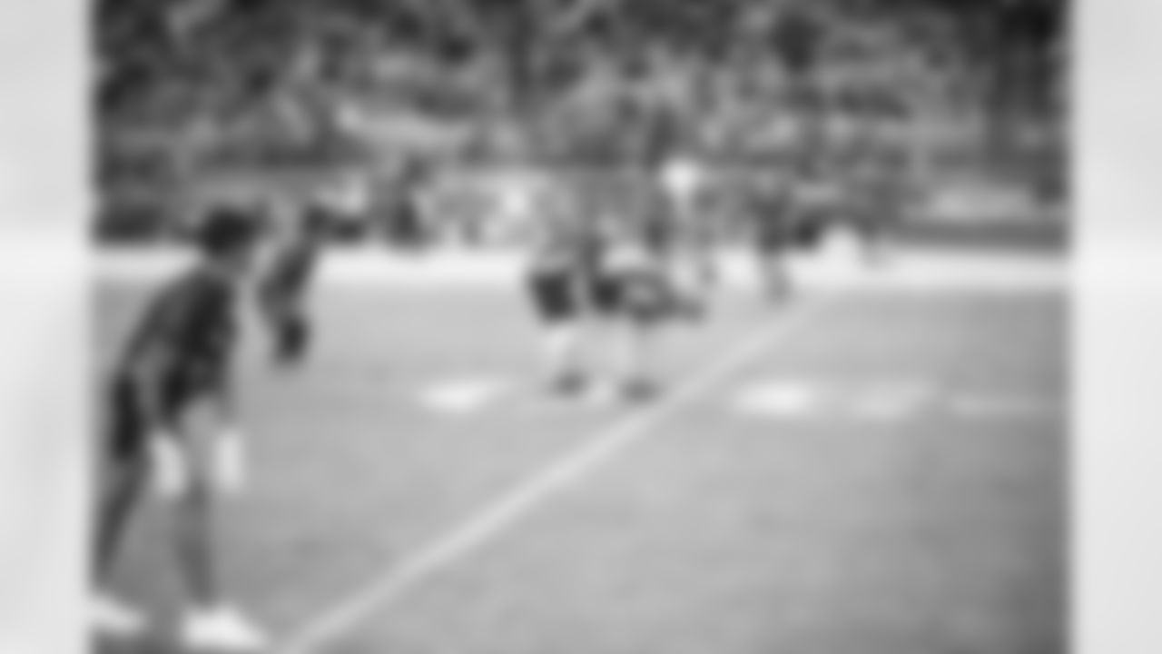 Youth football halftime during the 2023 preseason game between the Arizona Cardinals and the Denver Broncos on Friday, Aug 11, 2023 in Glendale, AZ.