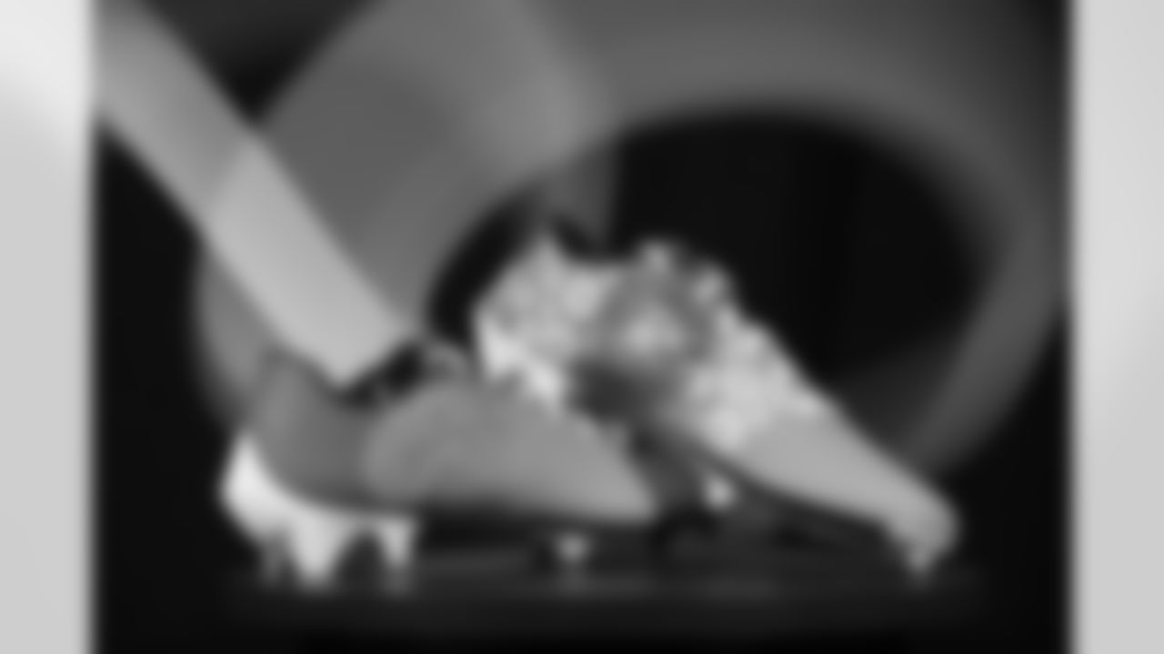 Arizona Cardinals wide receiver Greg Dortch's cleats representing Nami and Mental Health Awareness for the 2022 NFL My Cause My Cleats initiative.