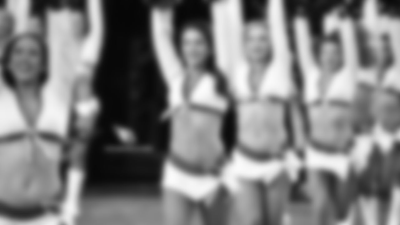 Images of Cardinals cheerleader Kelsie during the 2018 season