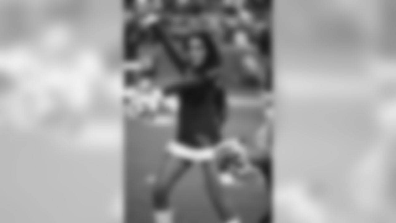 Images of Cardinals cheerleader Darian from the 2018 season