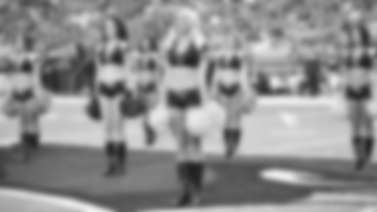 Images of Cardinals cheerleader Ashley from the 2018 season