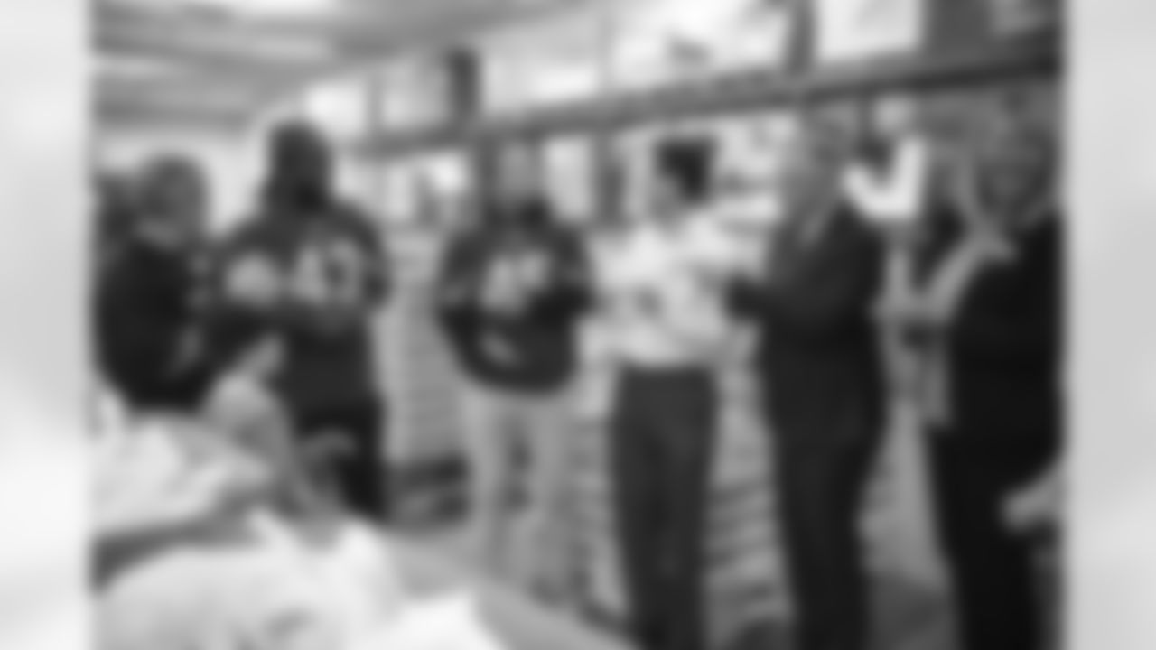 The Arizona Cardinals and Verizon help pack bags of food at United Food Bank on Tuesday, April 4, 2023 in Mesa, AZ.