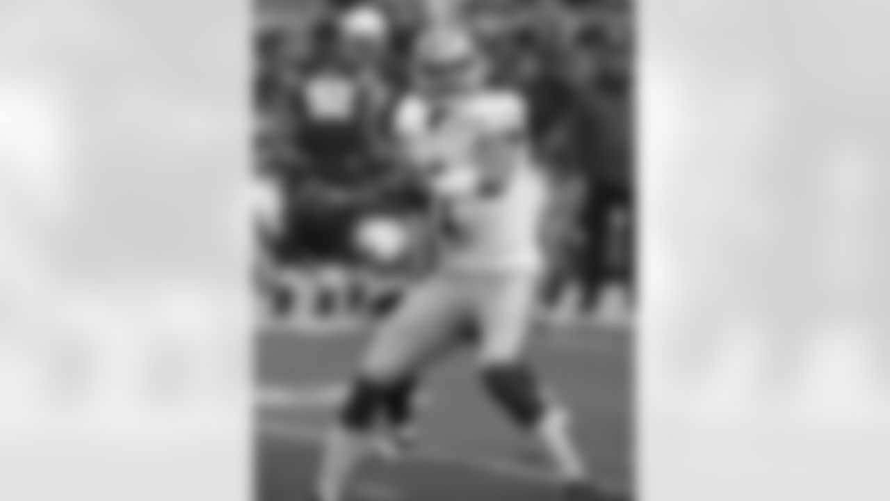 Colin Kaepernick throws a pass.