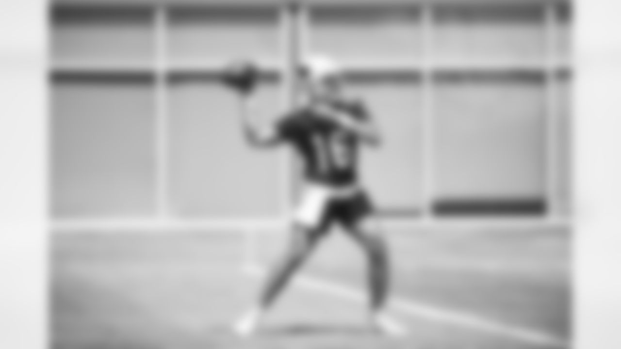 Arizona Cardinals quarterback Jarrett Guarantano (16) during the first day of the 2022 Arizona Cardinals Minicamp on Tuesday, June 14, 2022 in Tempe, AZ.