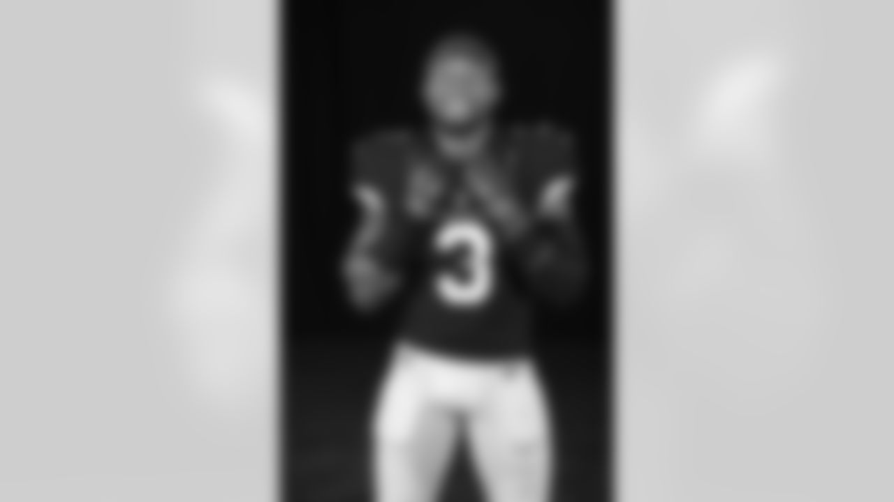 Arizona Cardinals safety Budda Baker (3) poses for a photo during Cardinals Media Day on Monday, June 13, 2022 in Tempe, AZ.