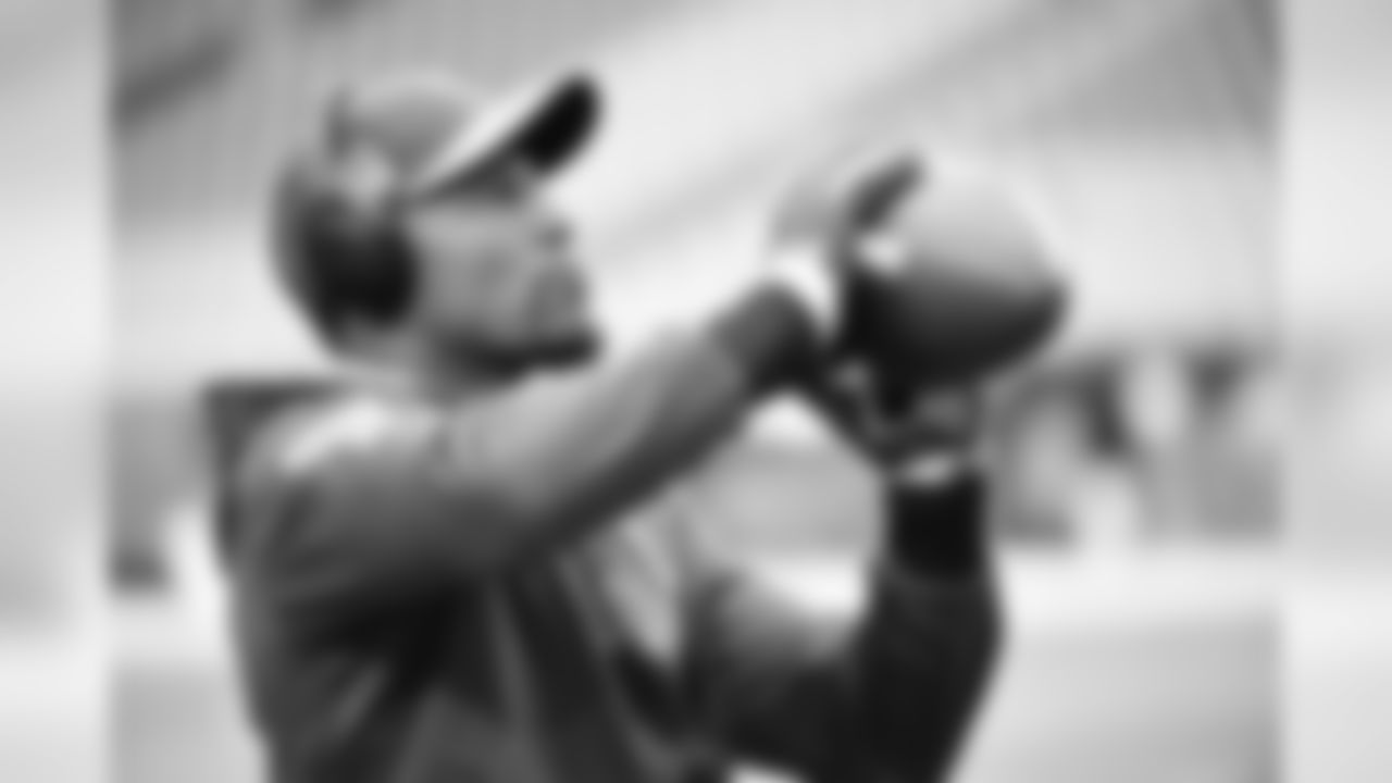 RB David Johnson prior to the game