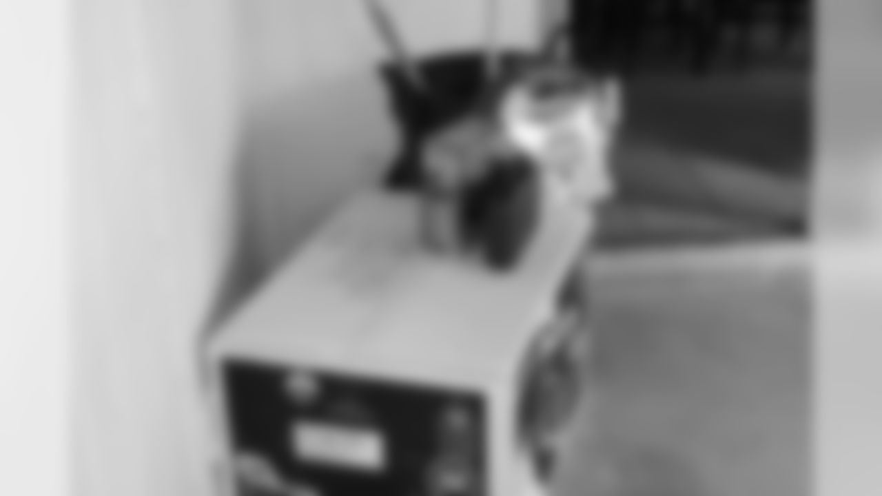 Outside a lawn mower waits for them, perfect for their big backyard.