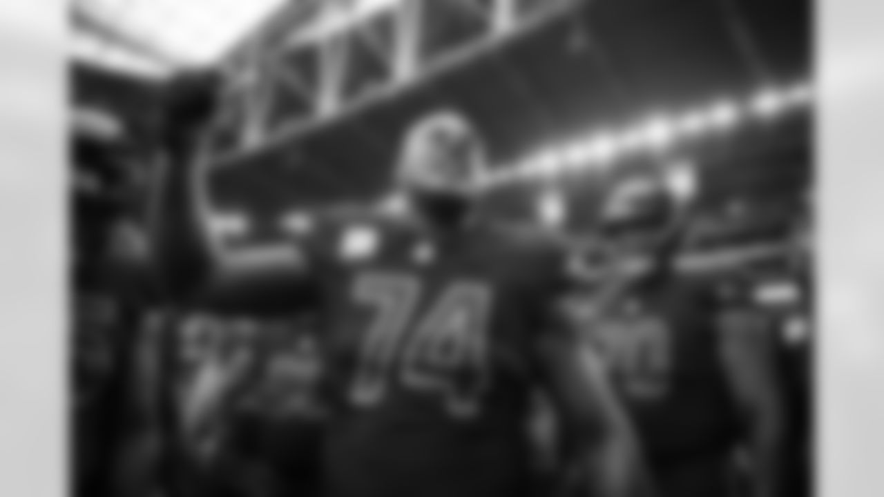 Arizona Cardinals offensive lineman D.J. Humphries (74) during the Week 5 regular season game between the Arizona Cardinals and the Cincinnati Bengals on Sunday, Oct 8, 2023 in Glendale, AZ.