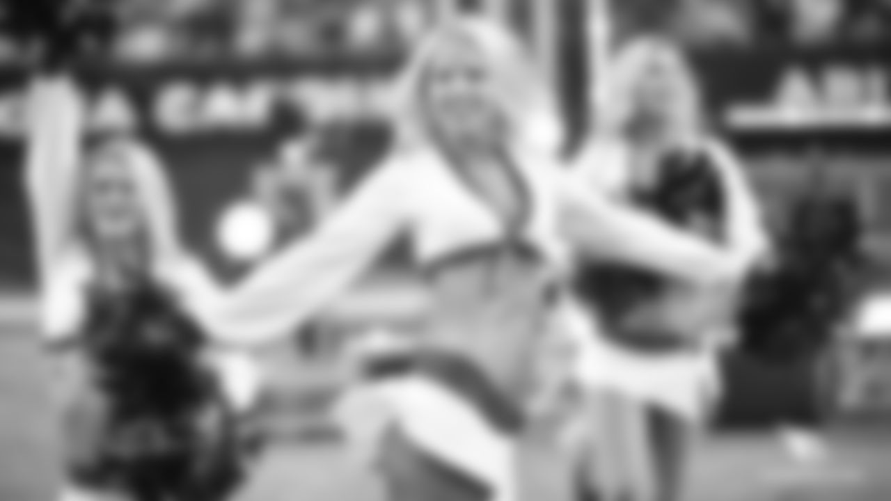 Images of Cardinals cheerleader Darby during the 2018 season