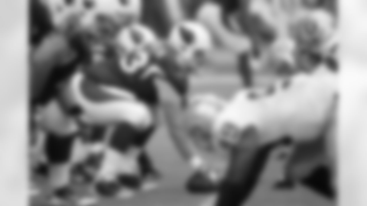 Lyle Sendlein anchors the offensive line