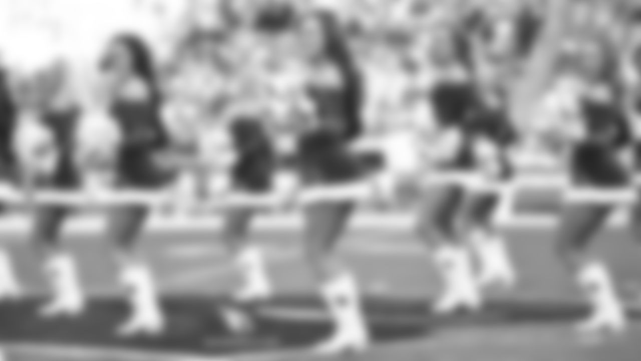 Images of Cardinals cheerleader Brittni during the 2018 season