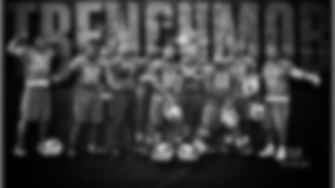 The defensive line AKA "The Trenchmob"