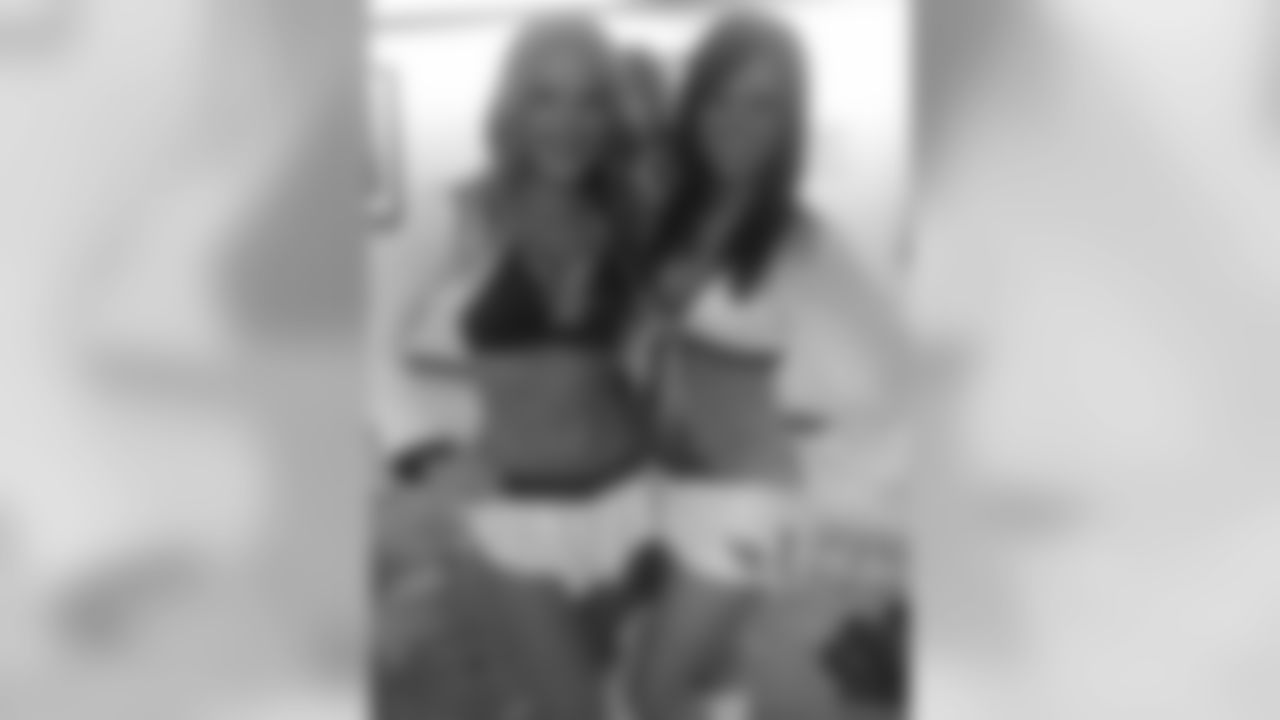 Allie with a girl from the Chargers