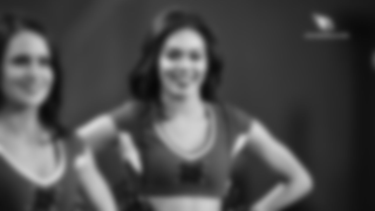 Images of Cardinals cheerleader Stephanie from the 2018 season