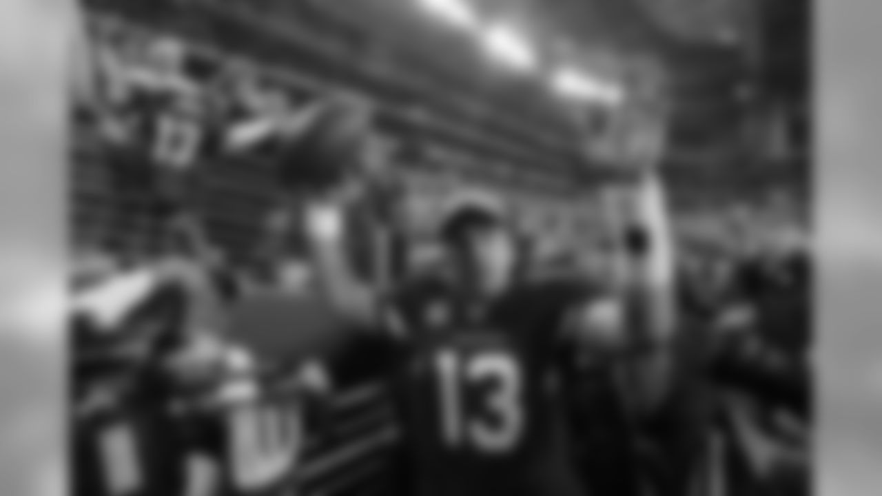 2008: QB Kurt Warner after a win against the Rams clinched the NFC West