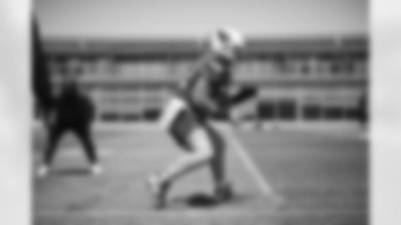 Arizona Cardinals offensive lineman Hjalte Froholdt (72) during Week 2 of the OTA offseason program at the Dignity Health Training Facility on Friday, June 2, 2023 in Tempe, AZ.