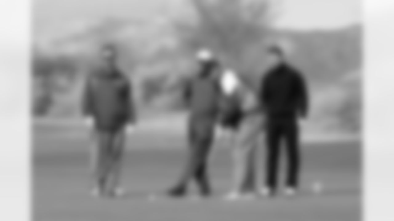 Players putting