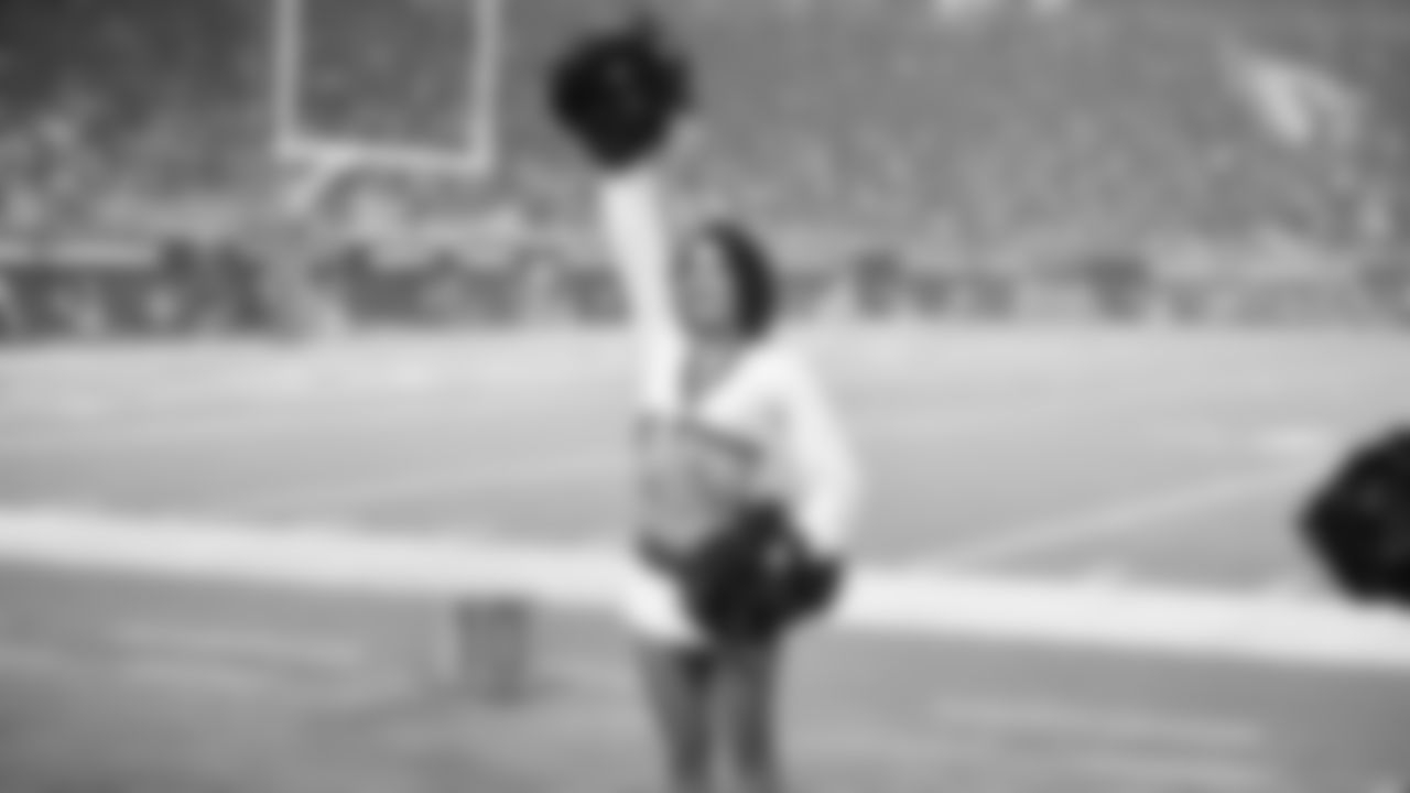 Images of the Cardinals cheerleaders during Thursday's preseason opener