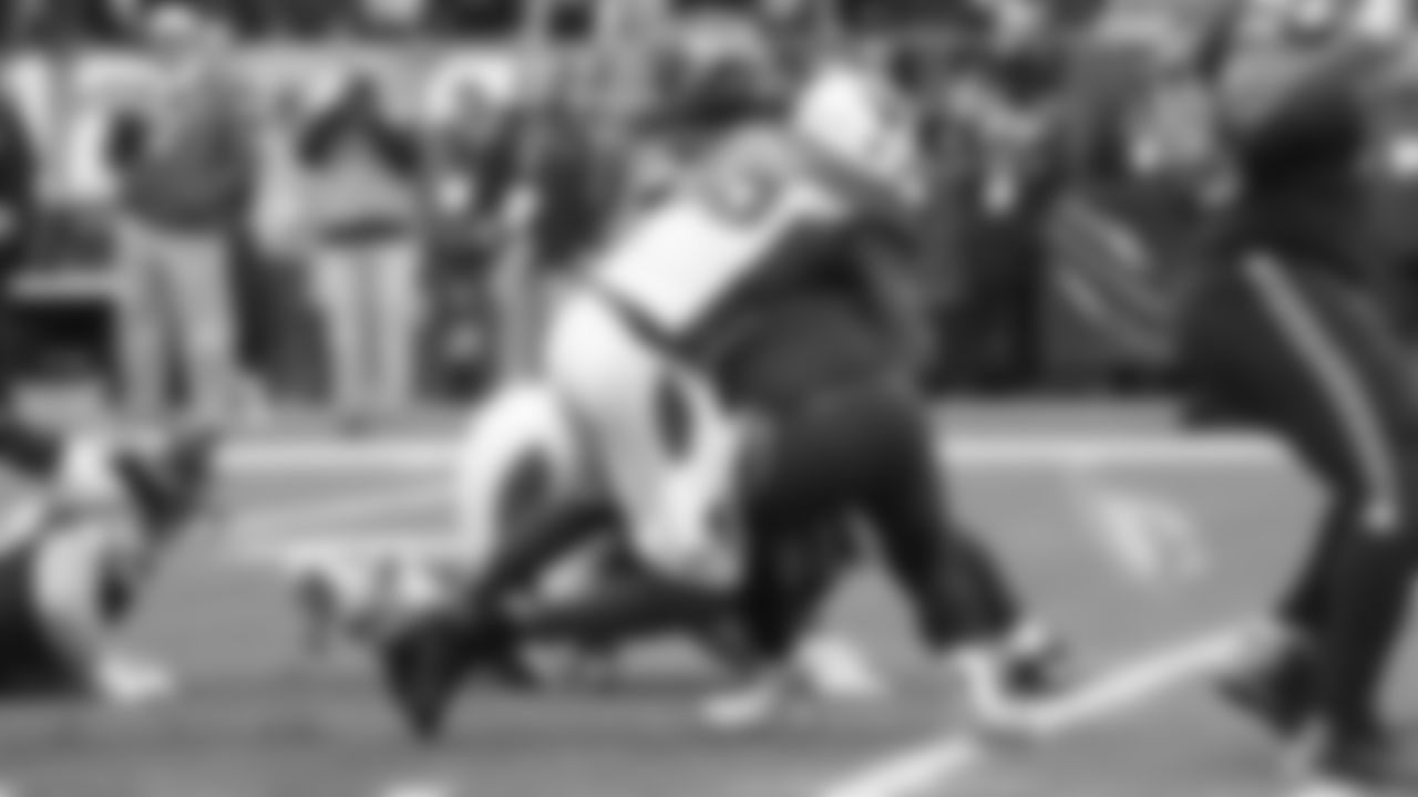 OLB Chandler Jones with one of his sacks on Russell Wilson.