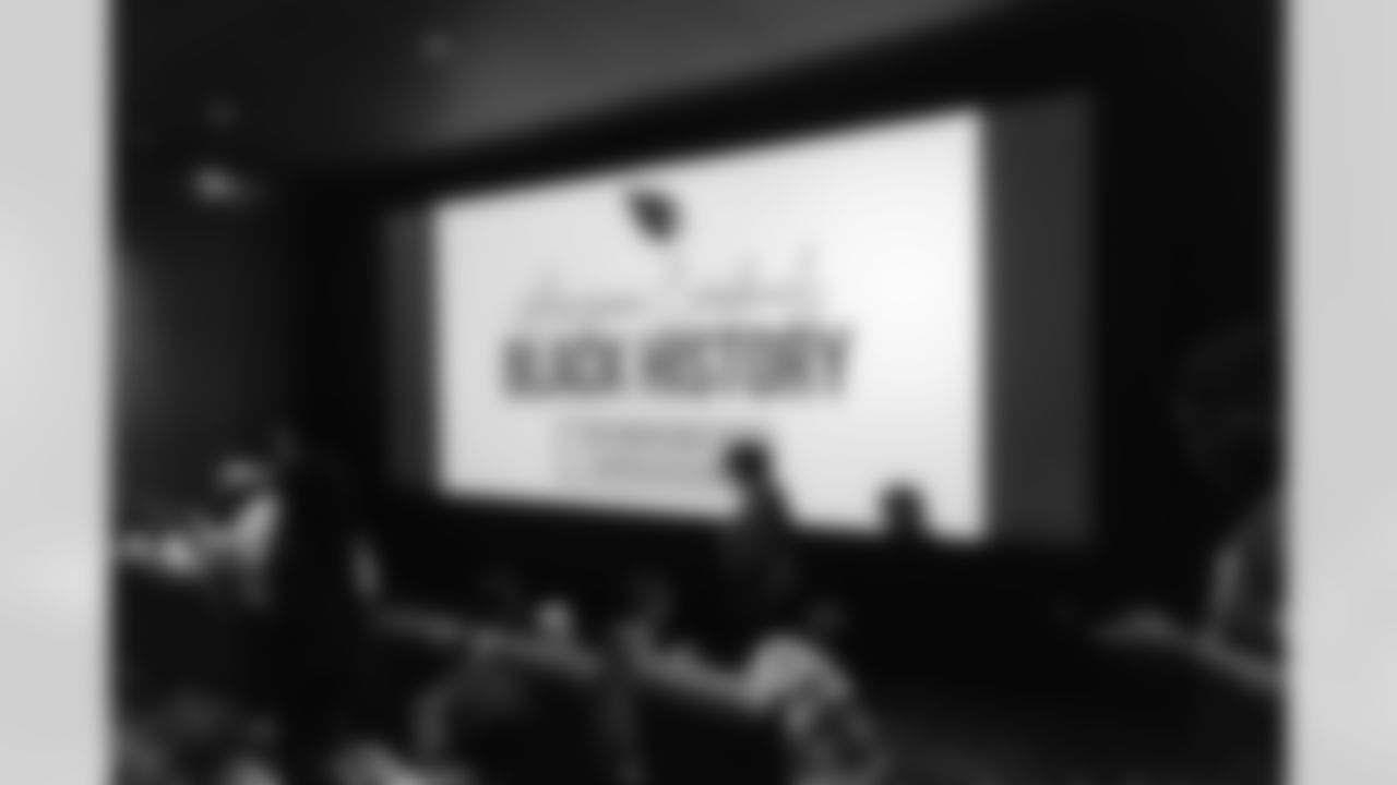 The Arizona Cardinals host a movie night for BASE Arizona's Black Student Union Connect program on Monday, Feb. 20, 2023 in Scottsdale, AZ.