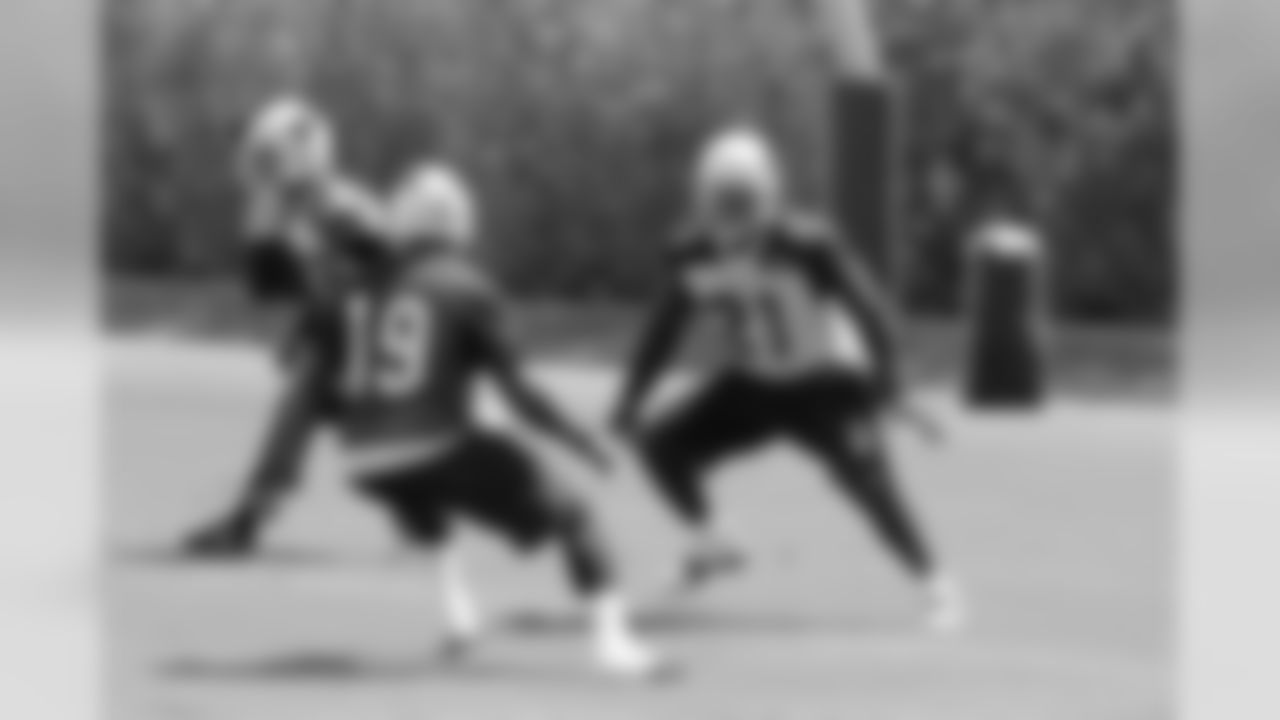 CB Patrick Peterson takes on WR Ted Ginn at the goal line