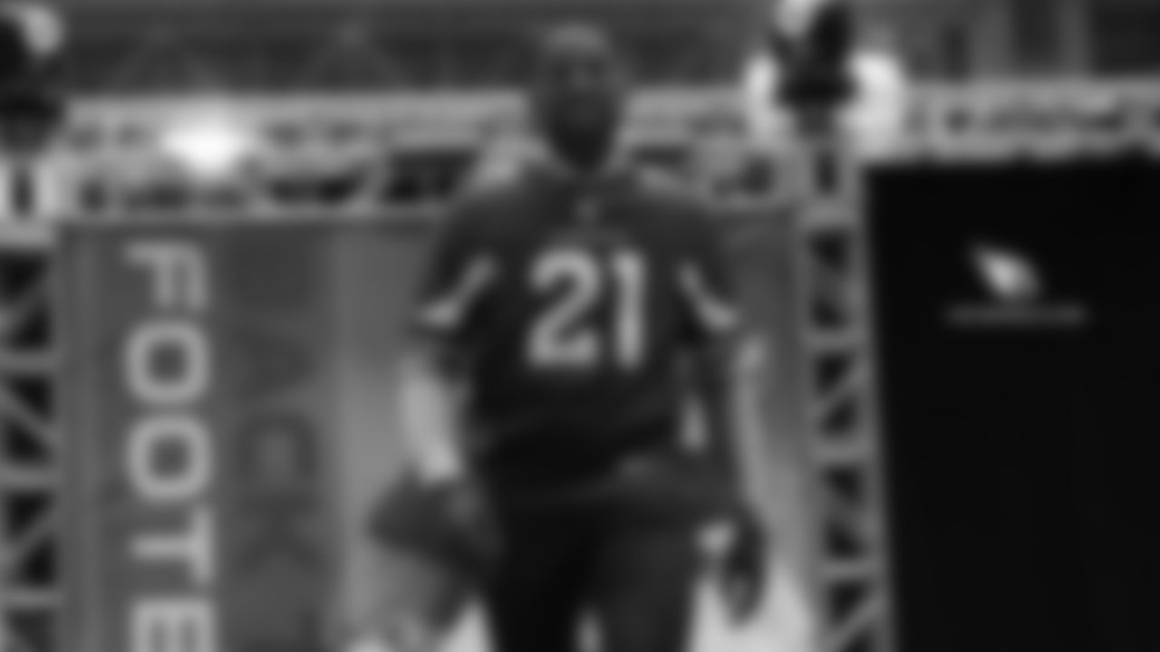 CB Patrick Peterson gets introduced