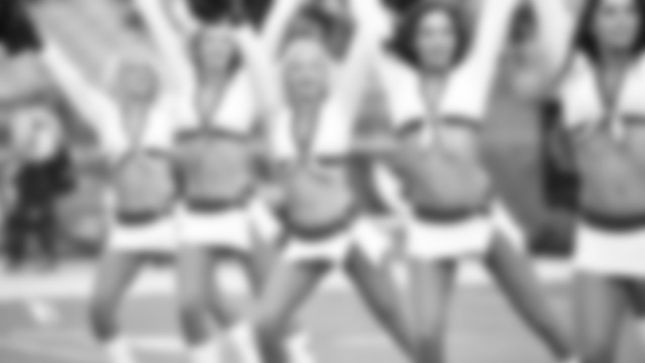 Images of Cardinals cheerleader Coley from the 2018 season