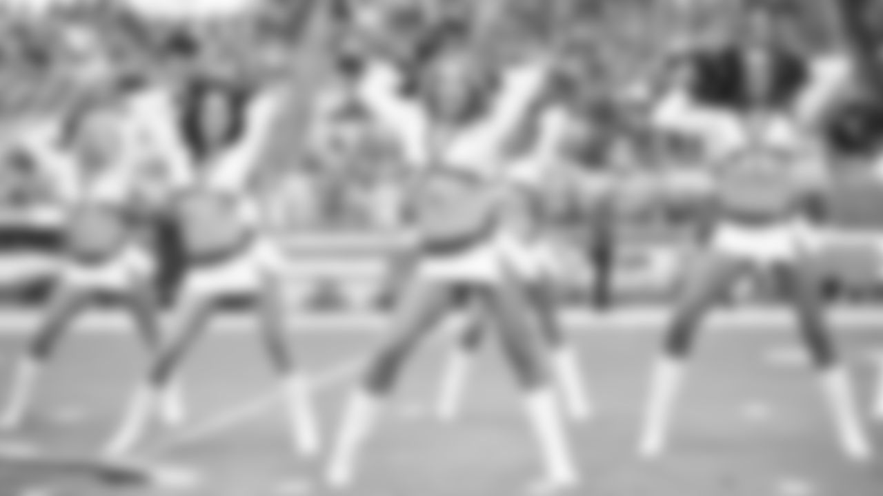 Images of the Cardinals cheerleaders during the Week 14 matchup against Detroit