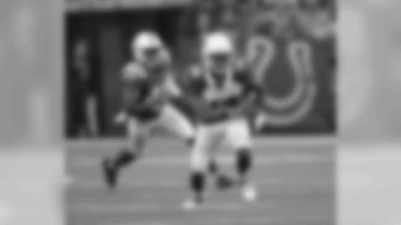 WR J.J. Nelson tries to find some room to run after the catch