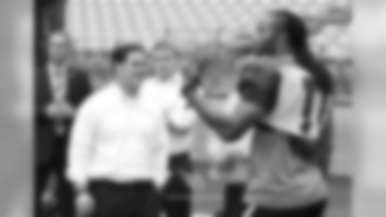 Governor Doug Ducey and WR Larry Fitzgerald