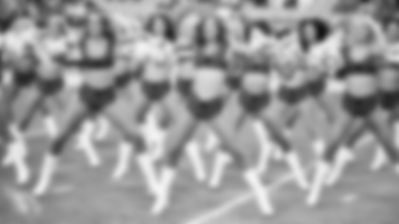 Images of the Cardinals cheerleaders during Thursday's preseason game against the Oakland Raiders