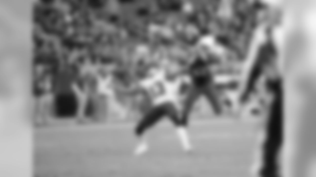 S Rashad Johnson intercepts a pass intended for Rams WR Chris Givens