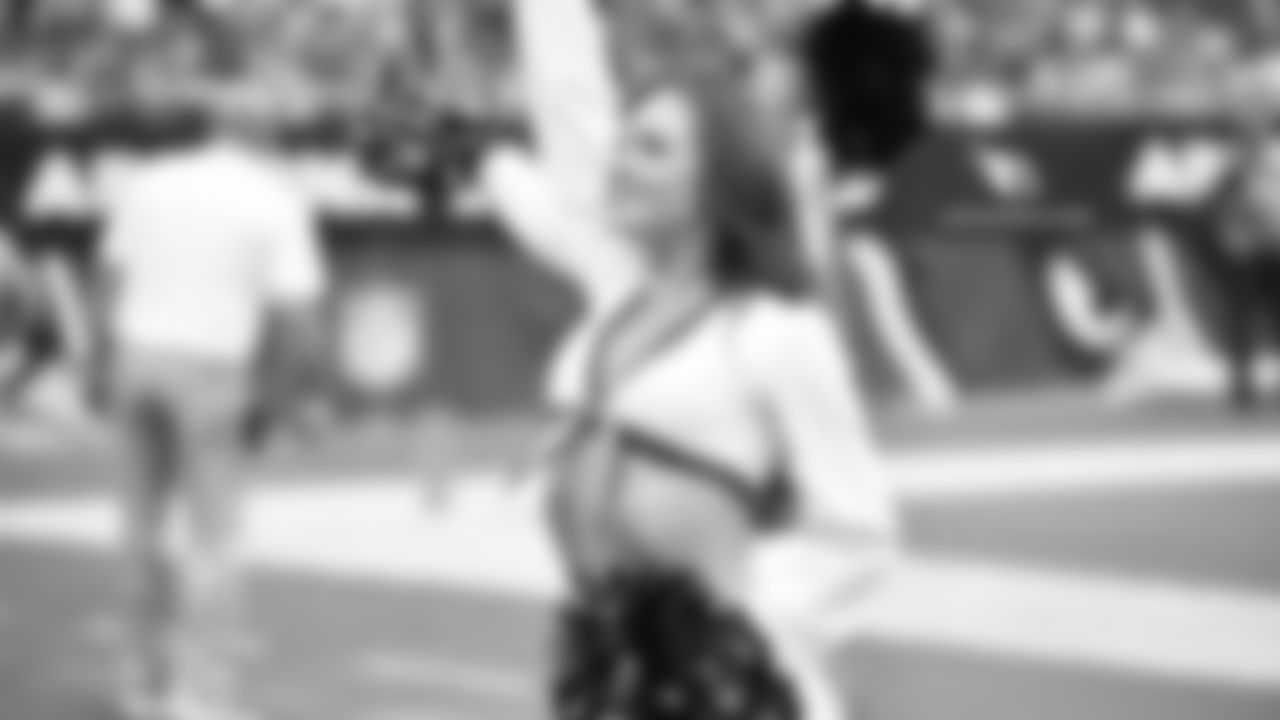 Images of Cardinals cheerleader Brittni during the 2018 season