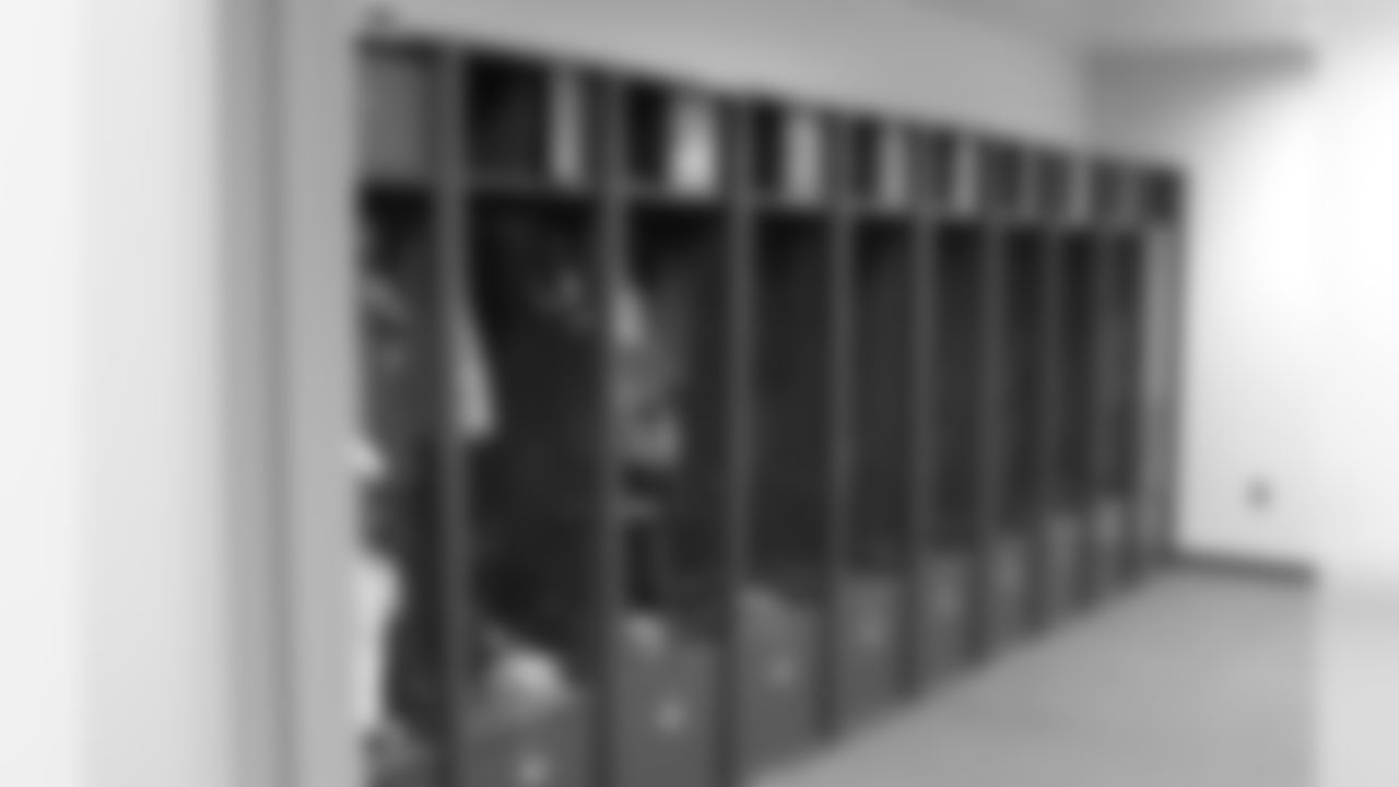 The "extra" locker room to accomodate the 90-man roster