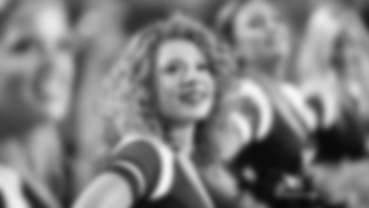 Images of Cardinals cheerleader Alexis from the 2018 season