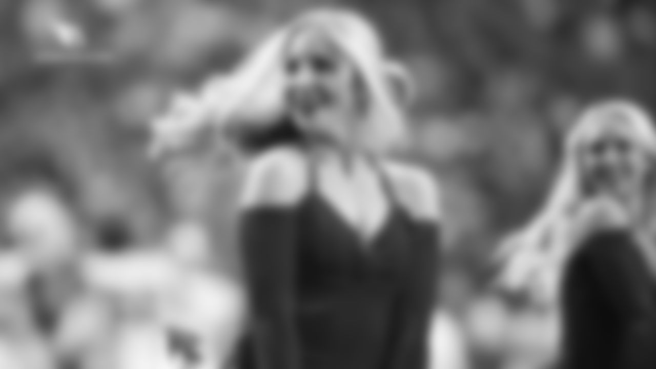 Images of Cardinals cheerleader Melody from the 2018 season
