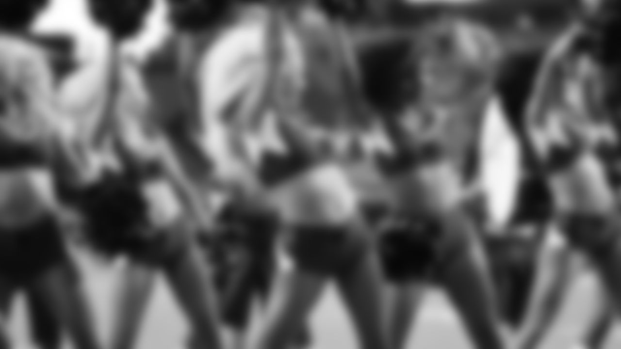 Images of the Cardinals cheerleaders during the regular season opener on Sunday