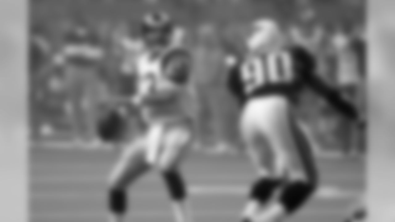 Playing for the Rams against the Titans in Super Bowl XXXIV during the 1999 season