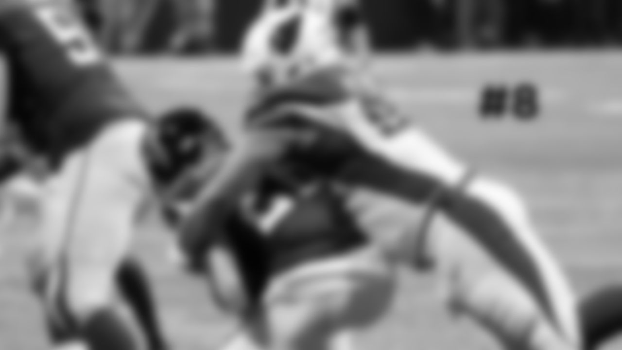 8. DT Corey Peters tackles Falcons RB Tevin Coleman