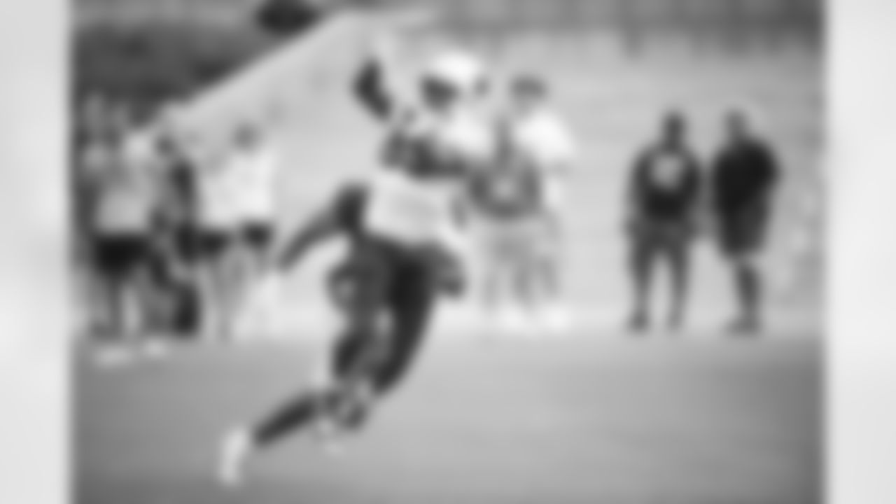 Arizona Cardinals wide receiver Greg Dortch (83) during a joint Training Camp practice with the Minnesota Vikings on Thursday, August 24, 2023 in Eagan, MN.