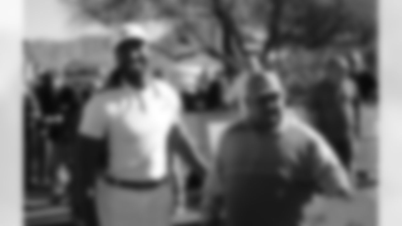 Larry Fitzgerald with another participant