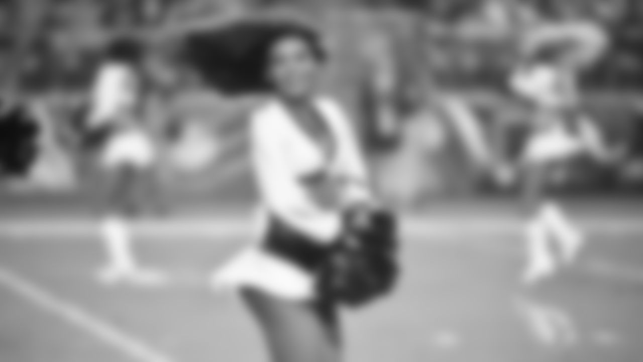 Images of the Cardinals cheerleaders during Thursday's preseason opener