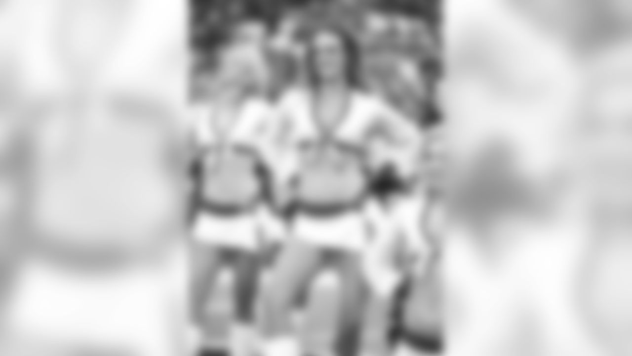 Images of Cardinals cheerleader Melanie from the 2018 season