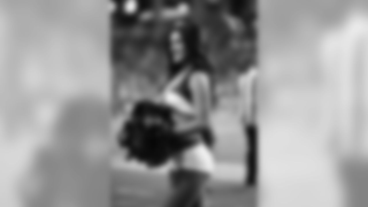 Images of Cardinals cheerleader Vanessa during the 2019 season