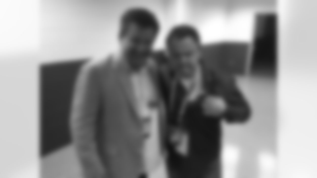 Bidwill with comedian Frank Caliendo