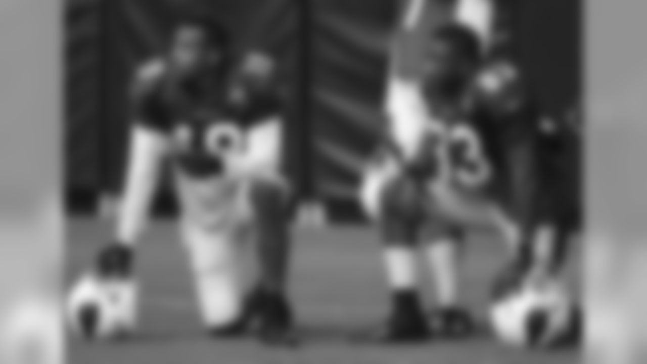 WR Ted Ginn (left) with WR Walt Powell