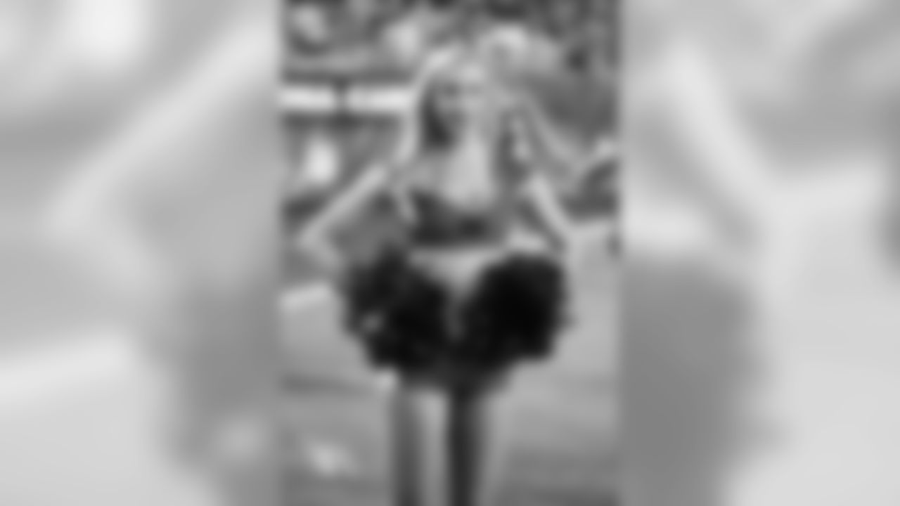 Images of Cardinals cheerleader Savannah during the 2019 season